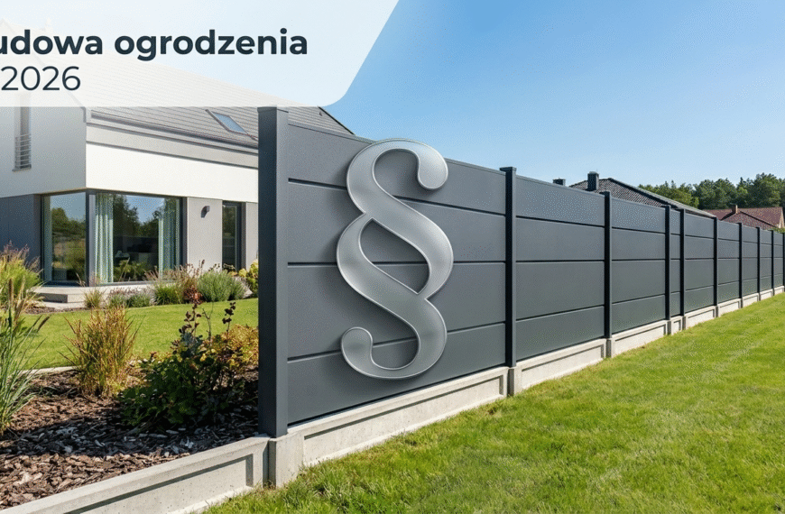 Budowa ogrodzenia w 2026 roku – aktualne przepisy budowlane w Polsce