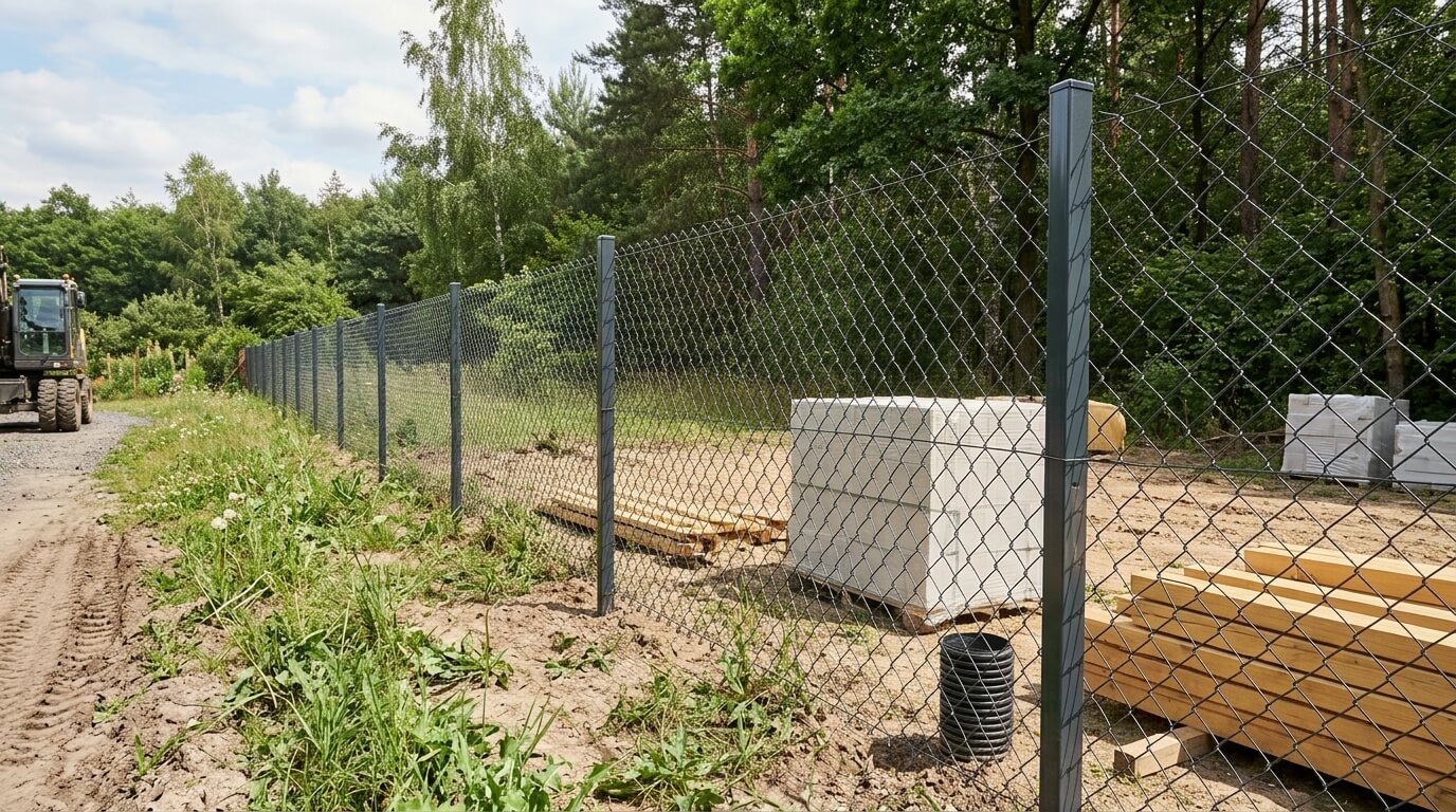 ogrodzenie siatkowe bez podmurówki